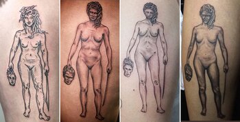 Algunos de los tatuajes inspirados