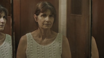 Sandra Sandrini, en la película