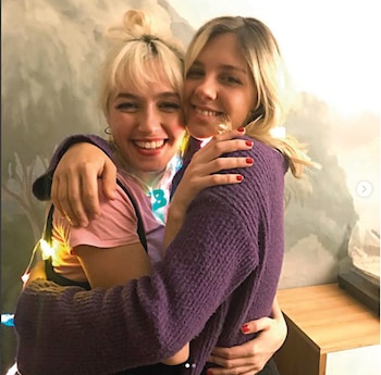 Paulina junto a su hermana, Cande Vetrano