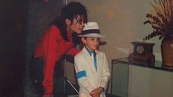 Michael Jackson junto con Wade
