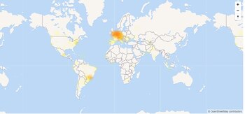 Las zonas donde WhatsApp está