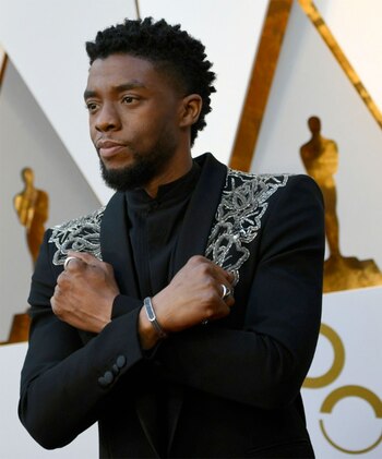 La cinta de Marvel “Pantera Negra”, la más taquillera de 2018, se llevó siete nominaciones, incluida una a mejor película, convirtiéndose en la primera película basada en una historieta en conseguir entrar en la categoría (AFP/Archivos – VALERIE MACON)