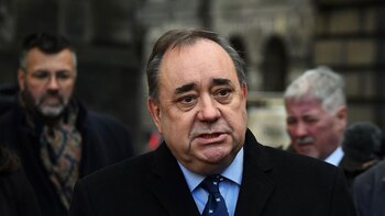 Alex Salmond a su llegada