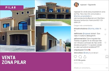 El posteo de Sabrina Rojas