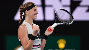Petra Kvitova celebra su triunfo