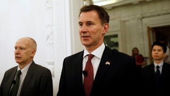 Jeremy Hunt, ministro de Relaciones