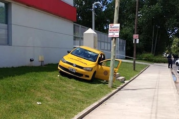 El auto del personal de