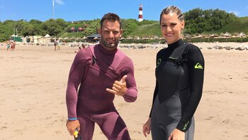 Mica, vestida para domar las