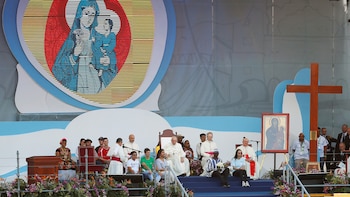 El papa Francisco lideró la