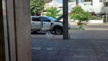 La camioneta donde se produjo