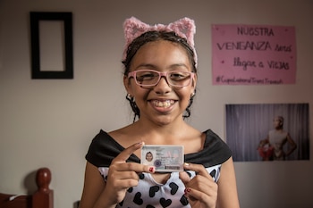 Tiziana y su nuevo documento: