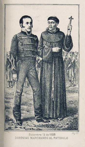 Manuel Dorrego fue fusilado en