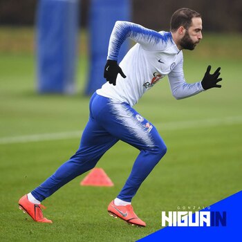 Gonzalo Higuaín tuvo su primer