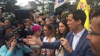 Juan Guaidó realizó este sábado