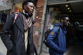 “Los amigos”. Foto: Nicolás Goldberg