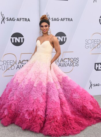 Shangela Laquita Wadley con diseño