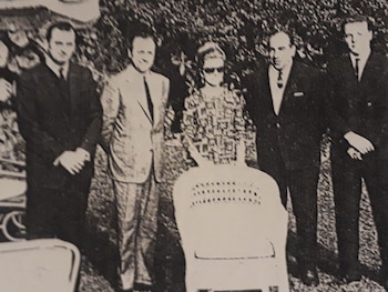 Isabel Perón en la residencia