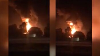 La explosión se registró a