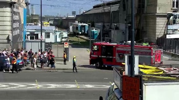 Los bomberos asistieron a los