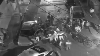 Los policías tuvieron un altercado