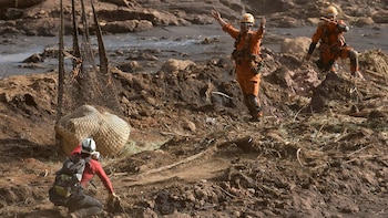 Las tareas de rescate el