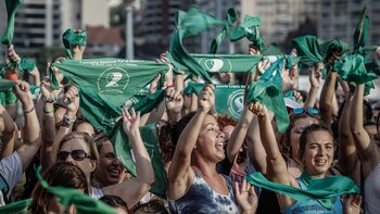 Postal de la última marcha