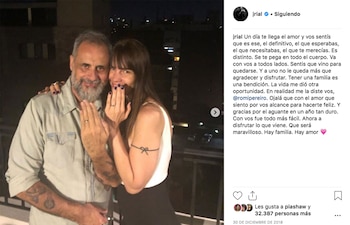 El posteo de Rial en