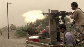 Los rebeldes hutíes dominan la zona occidental de Yemen y resisten la avanzada de la coalición árabe, que busca expulsarlos de la costa del mar Rojo. Foto: AFP.