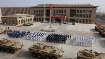 China inauguró en Yibuti en julio de 2017 la primera base militar fuera de sus fronteras. Foto: Archivo DEF.