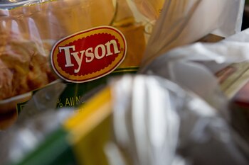 A bag of Tyson Foods