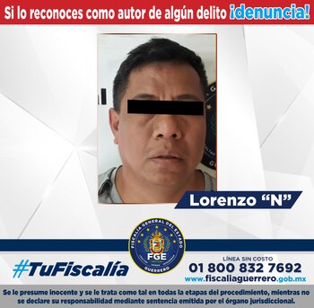 Lorenzo “N” está señalado como