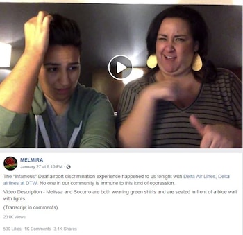 La pareja contó lo ocurrido