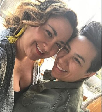 La pareja volaba de regreso