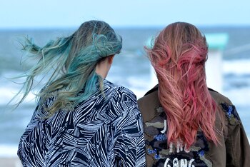 Turquesa y rosa, entre lo