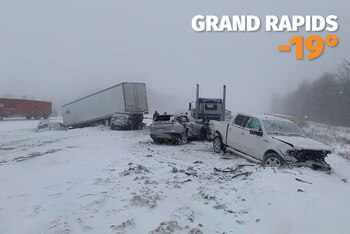 Un accidente en Gran Rapids,