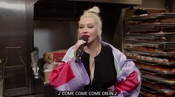 Christina Aguilera desplegó su talento y
