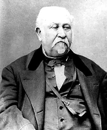 John Sutter, el inmigrante suizo que se instaló en California y fundó el pueblo de New Helvetia. Allí comenzaría todo.