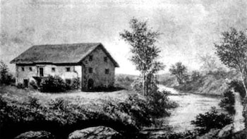 La tienda de Samuel Brannan en Sutter’s Fort, donde los gambusinos podían conseguir todos los insumos para su tarea.