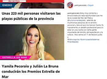 El tuit de Yamila Pecoraio