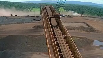 El derrumbe captado desde otra