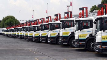 Camiones inteligentes, sensores en los