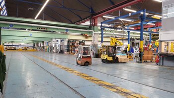 Un taller de mantenimiento de la RATP recientemente reorganizado