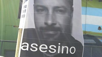 El escrache a Cordi en su viejo barrio.