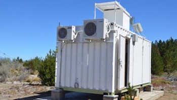 El radar instalado en Bariloche