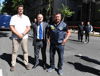 El secretario Eugenio Burzaco, el