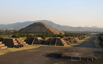 La zona arqueológica de Teotihuacan.