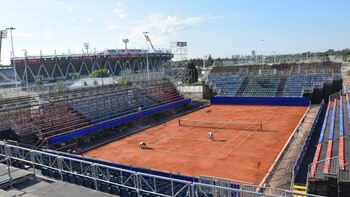 El estadio de polvo de