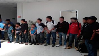 Había 10 menores de edad