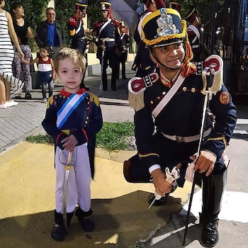 Tomás Bagnano posó para las