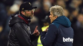 Jürgen Klopp y Manuel Pellegrini
